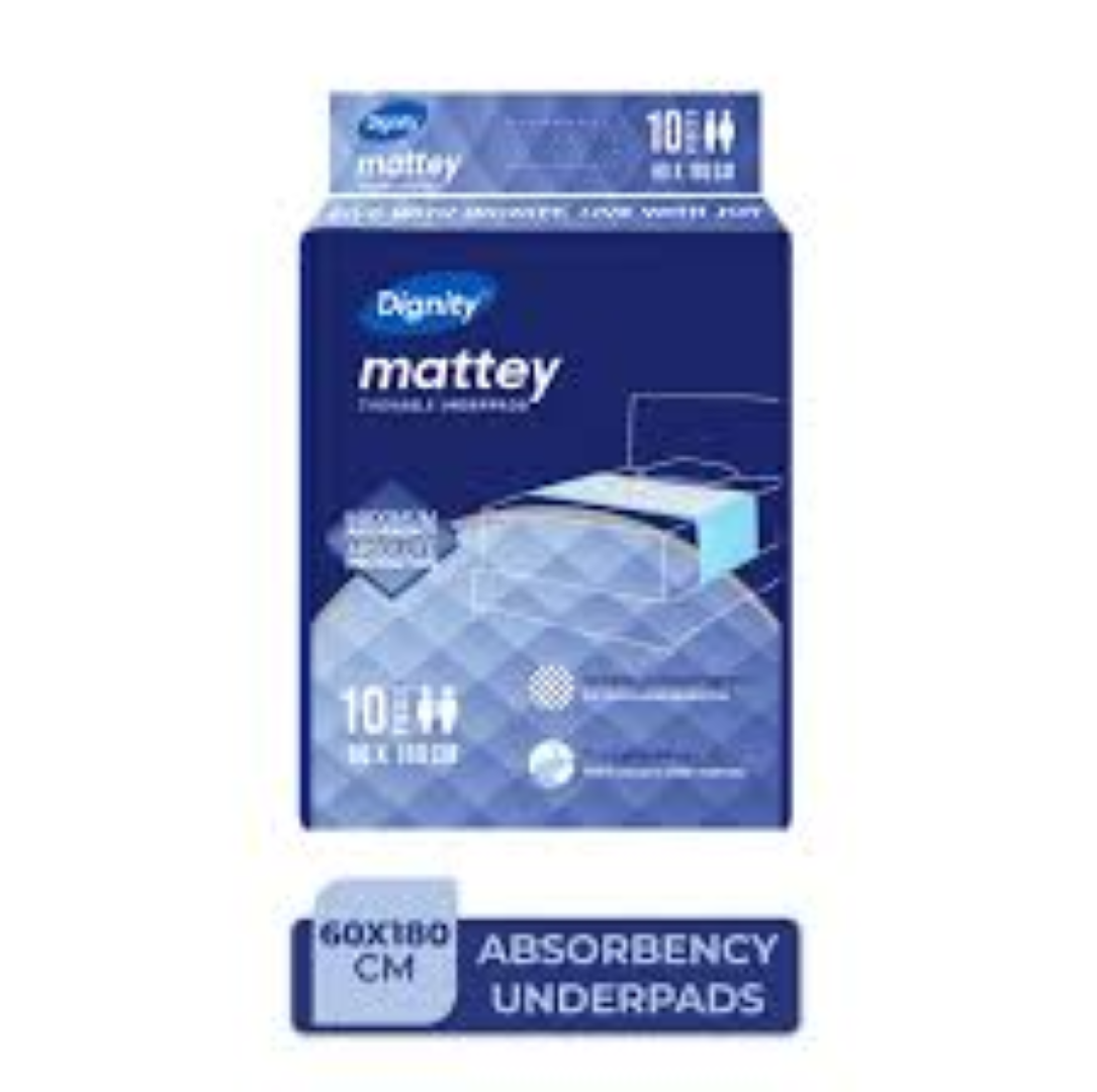DIGNITY BED UNDERPADS 60*180CM XLARGE 10S